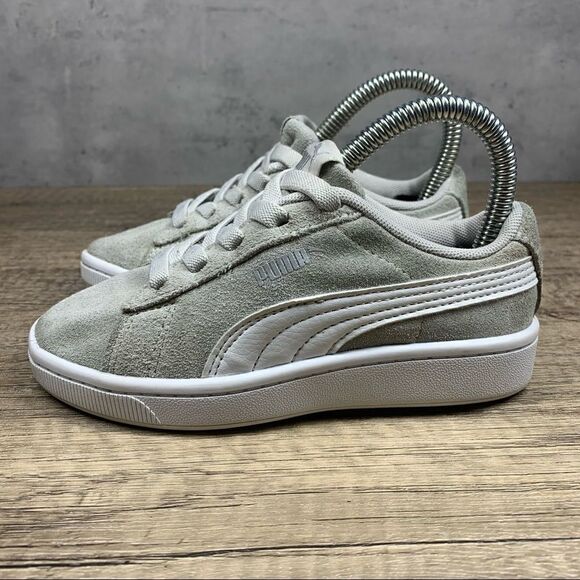 PUMA~Kids-sz 11C~Gray Suede Shoes~kids children - Picture 1 of 10